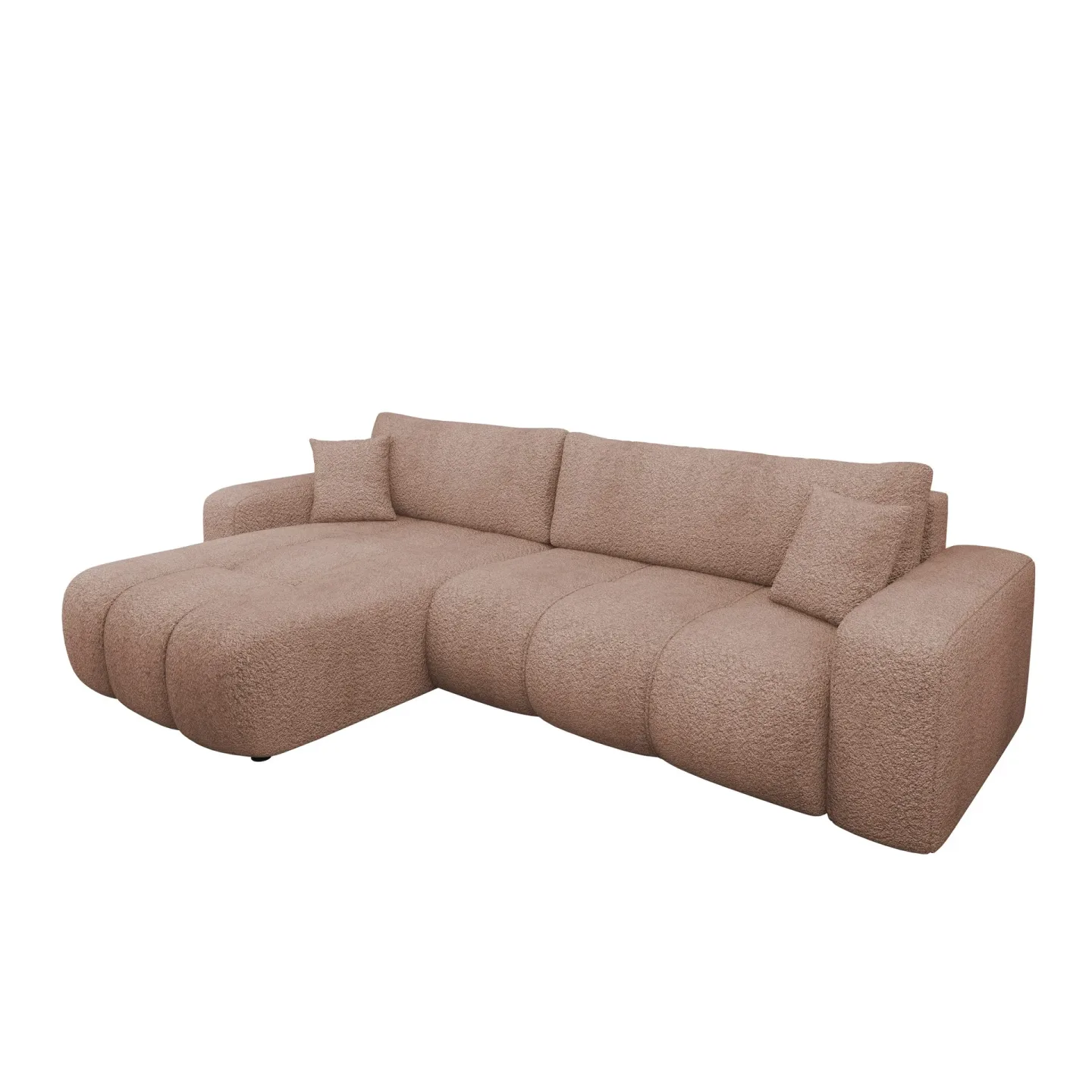 Flo Bäddsoffa med Divan 3-sits - Brun