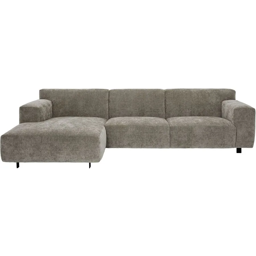 Ecksofa Vada Links Stoff graubeige B 300 T 160 cm - Möbel Konfigurator: Traummöbel individuell zusammenstellen