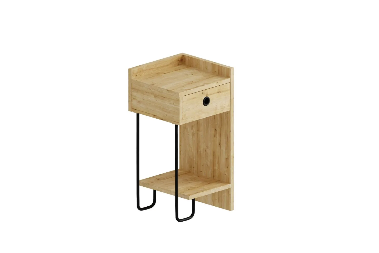 Sirius Sängbord 32x30 cm Ljusbrun - Hanah Home