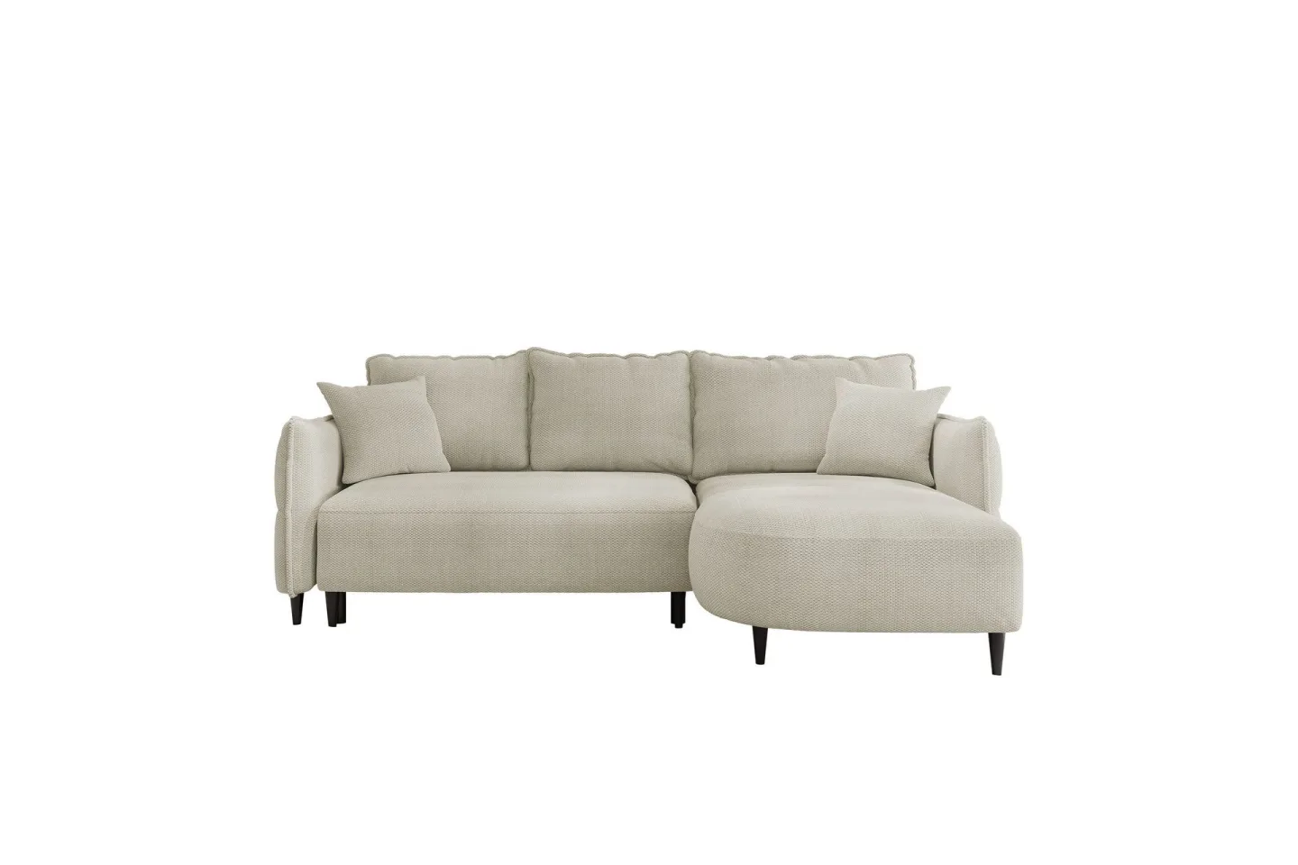 Sycylia Soffa med Divan 3-sits - Ljusgrå