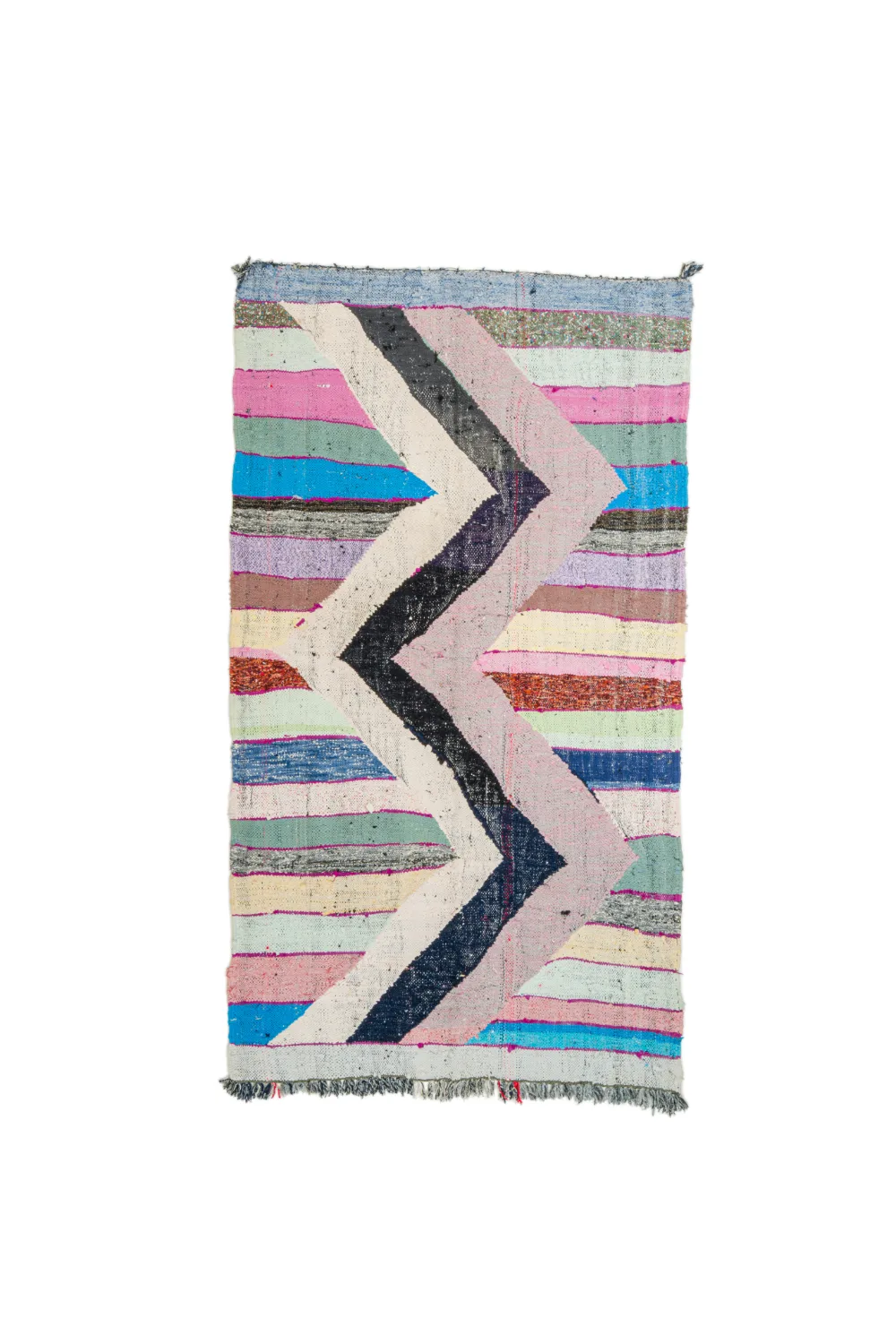 Marokkansk Boucherouite-teppe 130 x 230 cm (Størrelse: 130 x 230 cm)