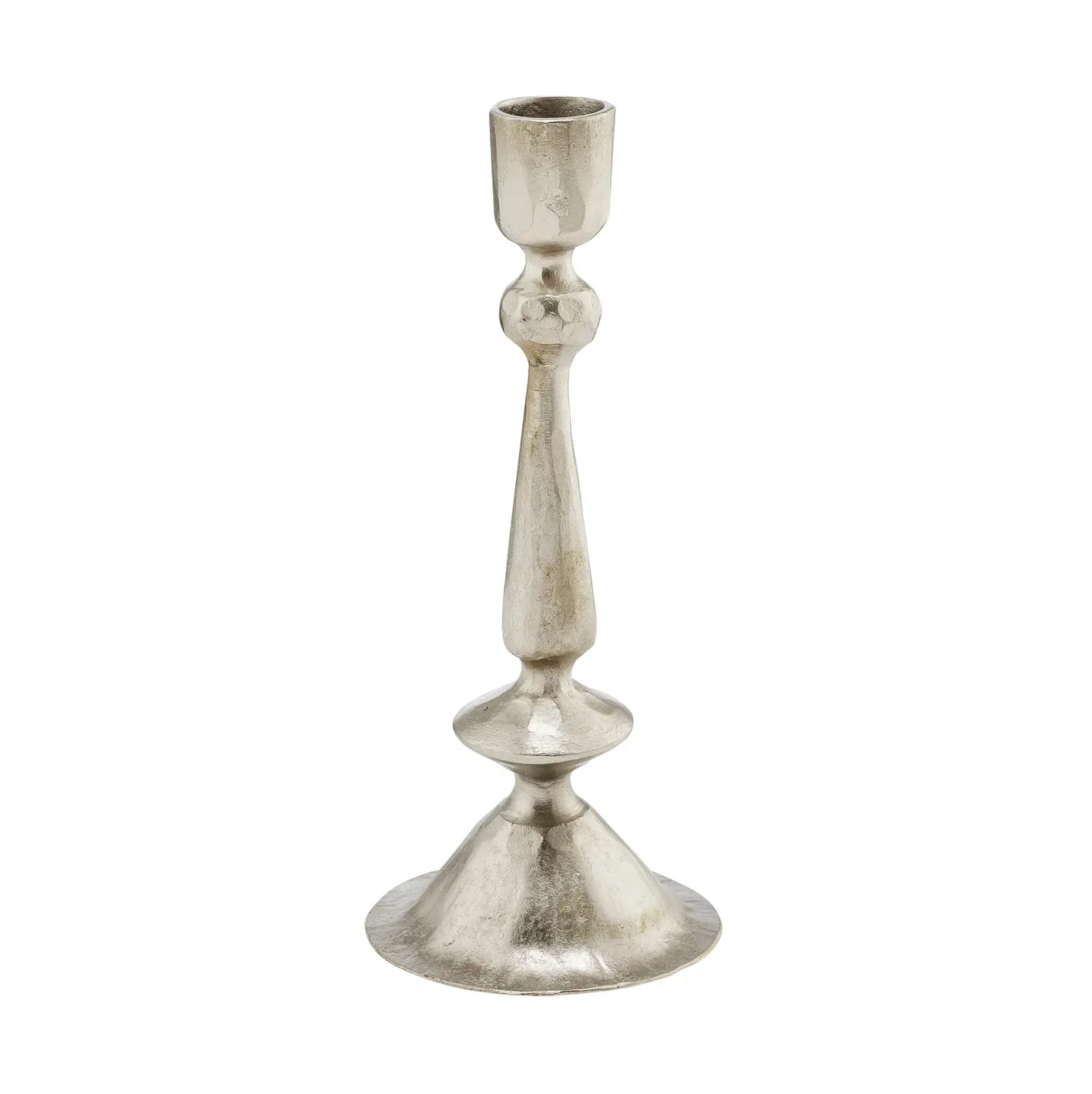 Lene Bjerre Inine ljusstake Silverfärgad, 8x8x20 cm