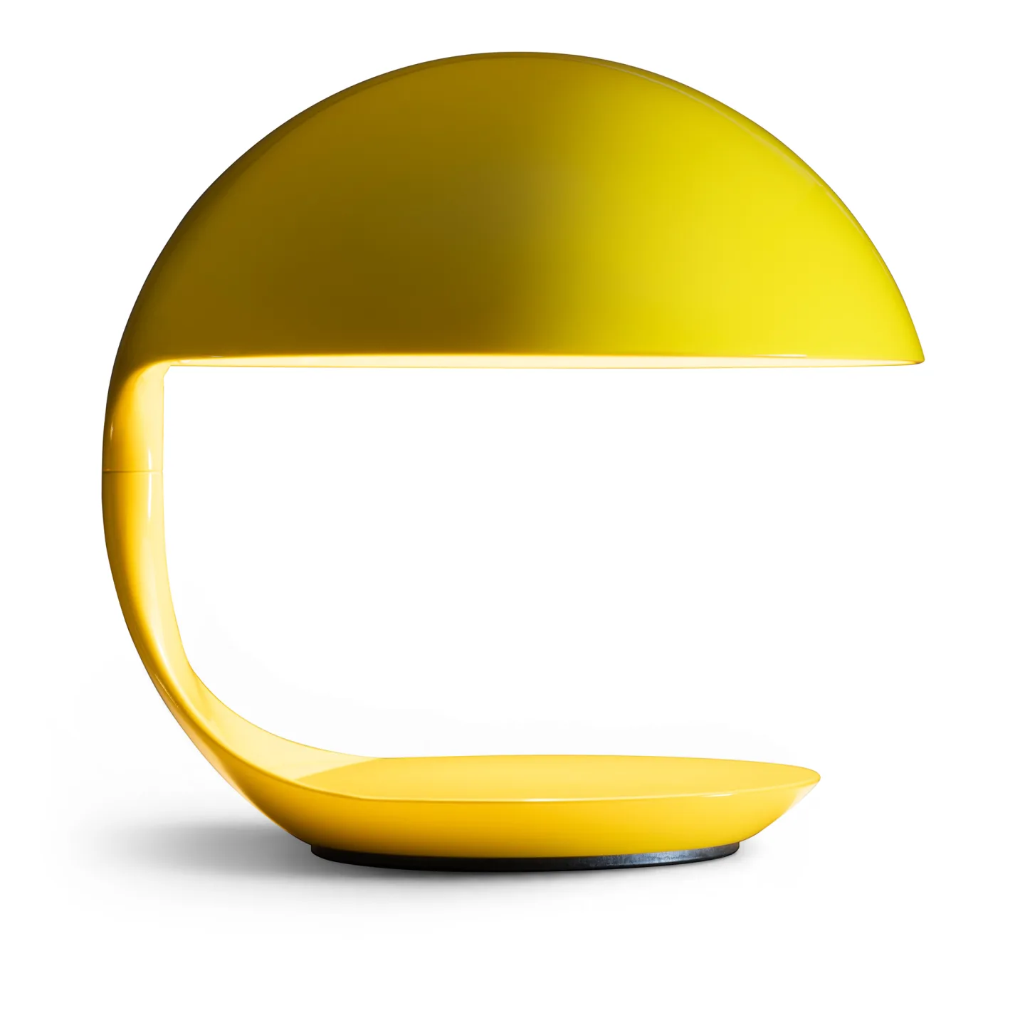 Martinelli Luce - Cobra Yellow 629/GI – E27 - Bordslampor - Elio Martinelli - Gul - Metall/Syntetiskt