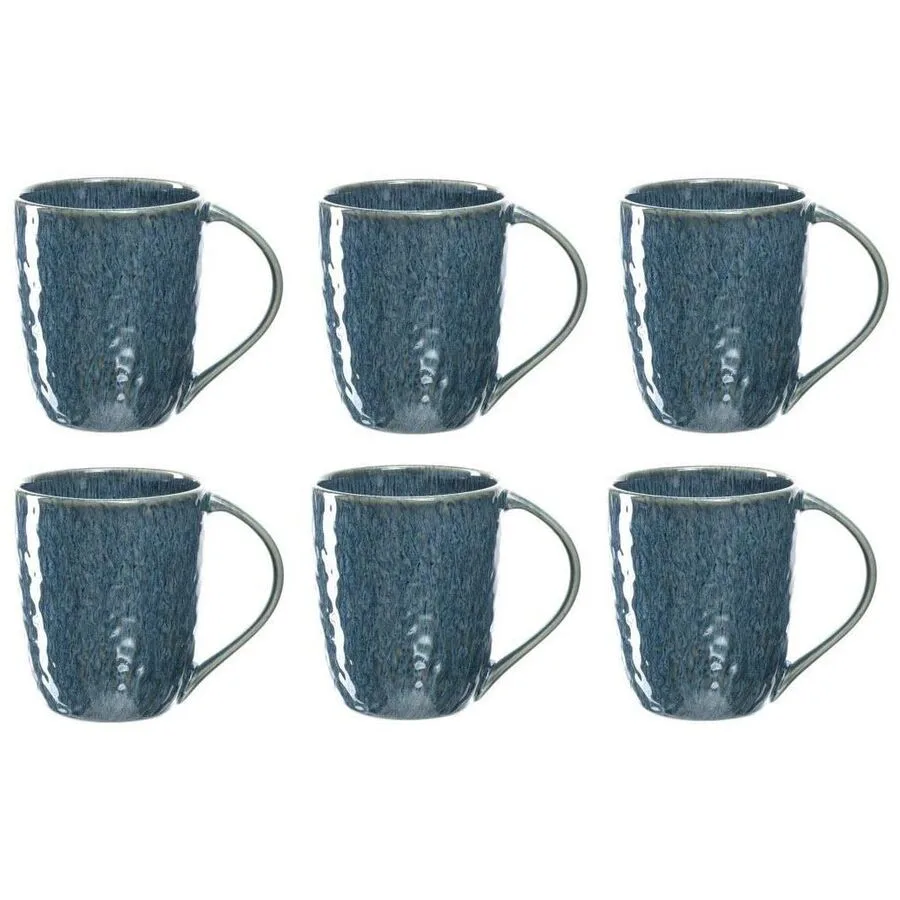 Cappuccinotassen-Set Leonardo Blau Keramik 0.43 l