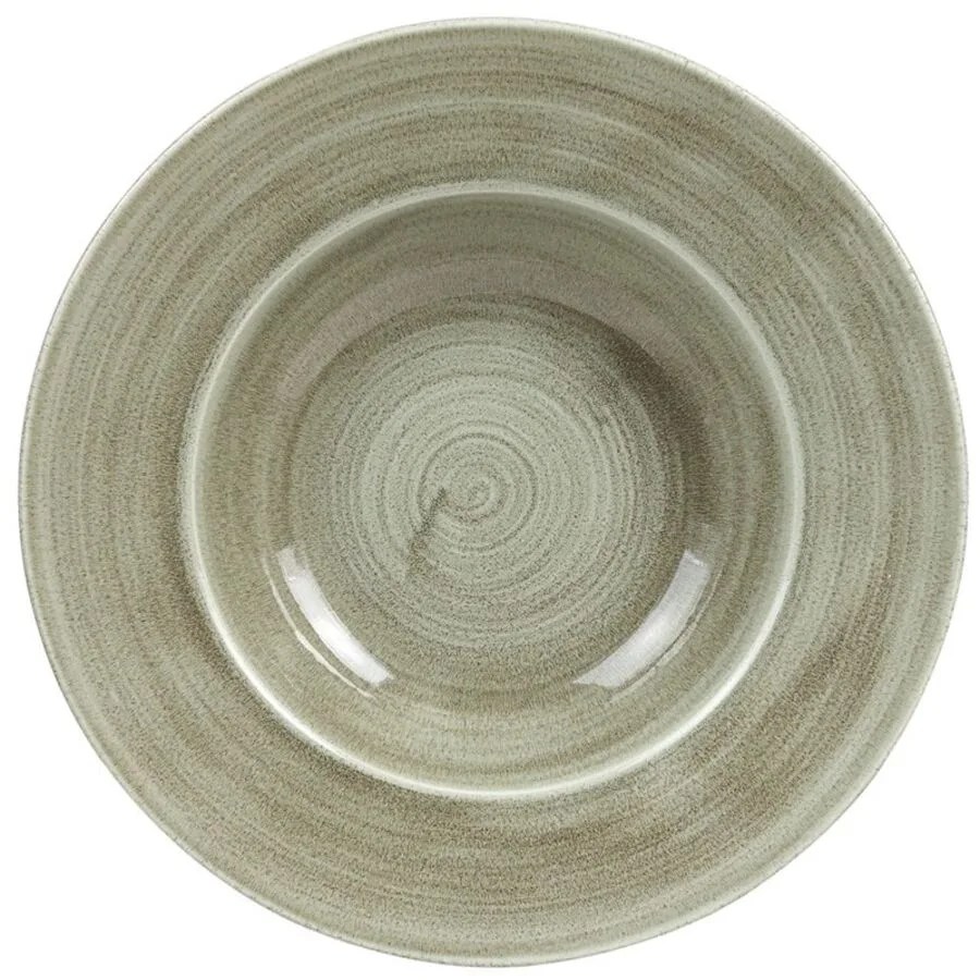 Churchill Teller tief Stonecast Grau/Grün Porzellan 28 cm