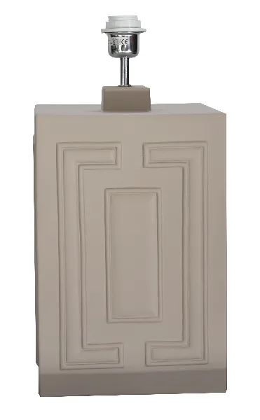 Hallbergs - Stucco 48cm - Lampfot - Beige
