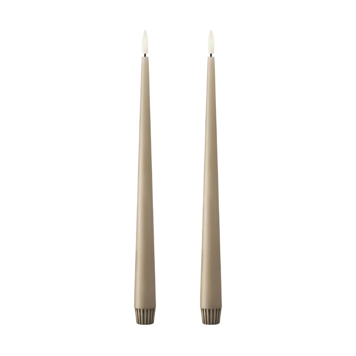 ester & erik ester & erik Stabkerzen LED 2er-Pack 18 Nougat note , 30 cm