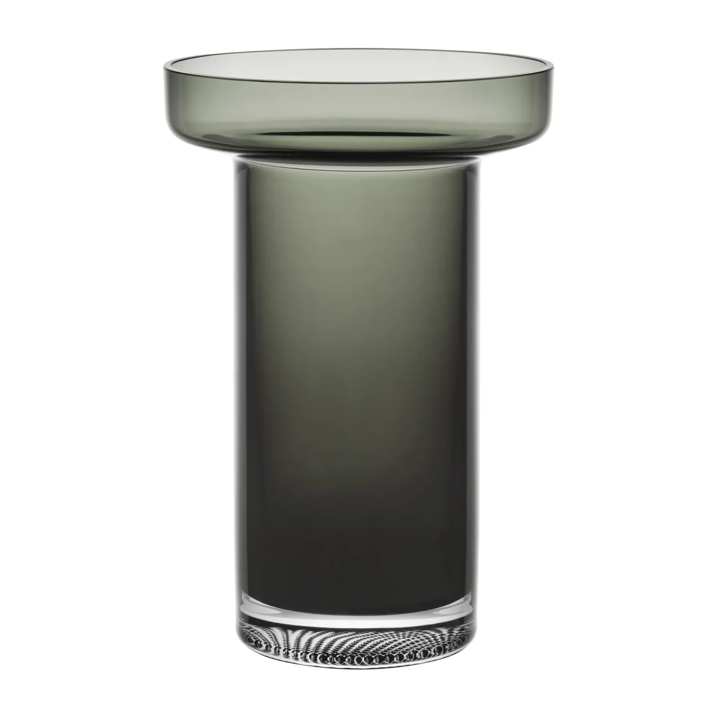 Kosta Boda Limelight Rose Vase 23cm Rauchgrau