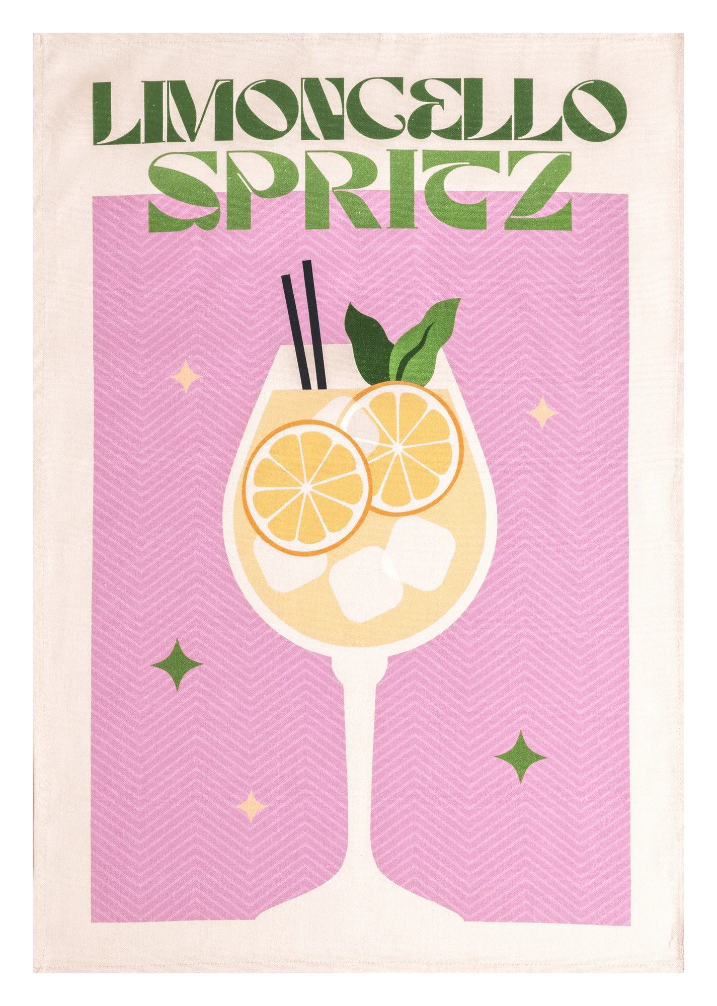Magma Geschirrtuch Saluti Limoncello Mehrfarbig | Schubiger Möbel