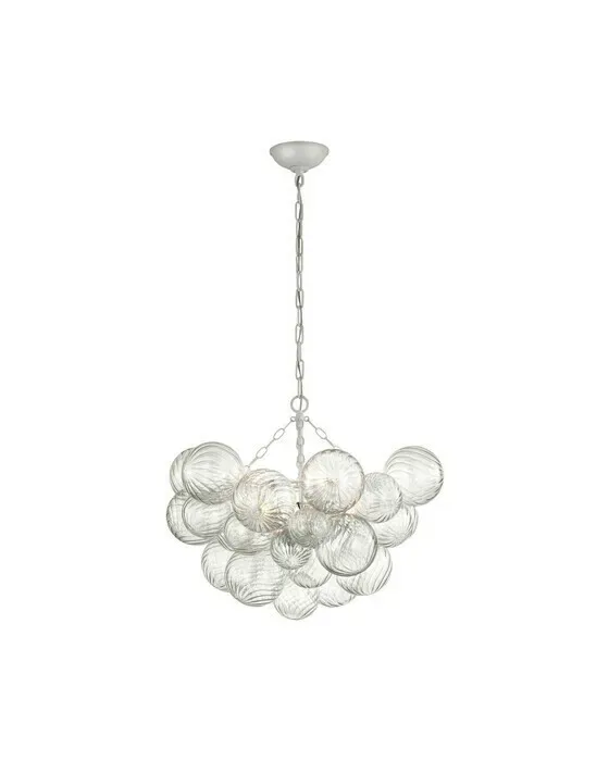 Talia Chandelier White M