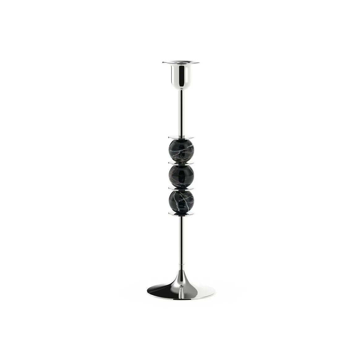 Palette Tindra Triad Ljusstake Polerat silver 30 cm