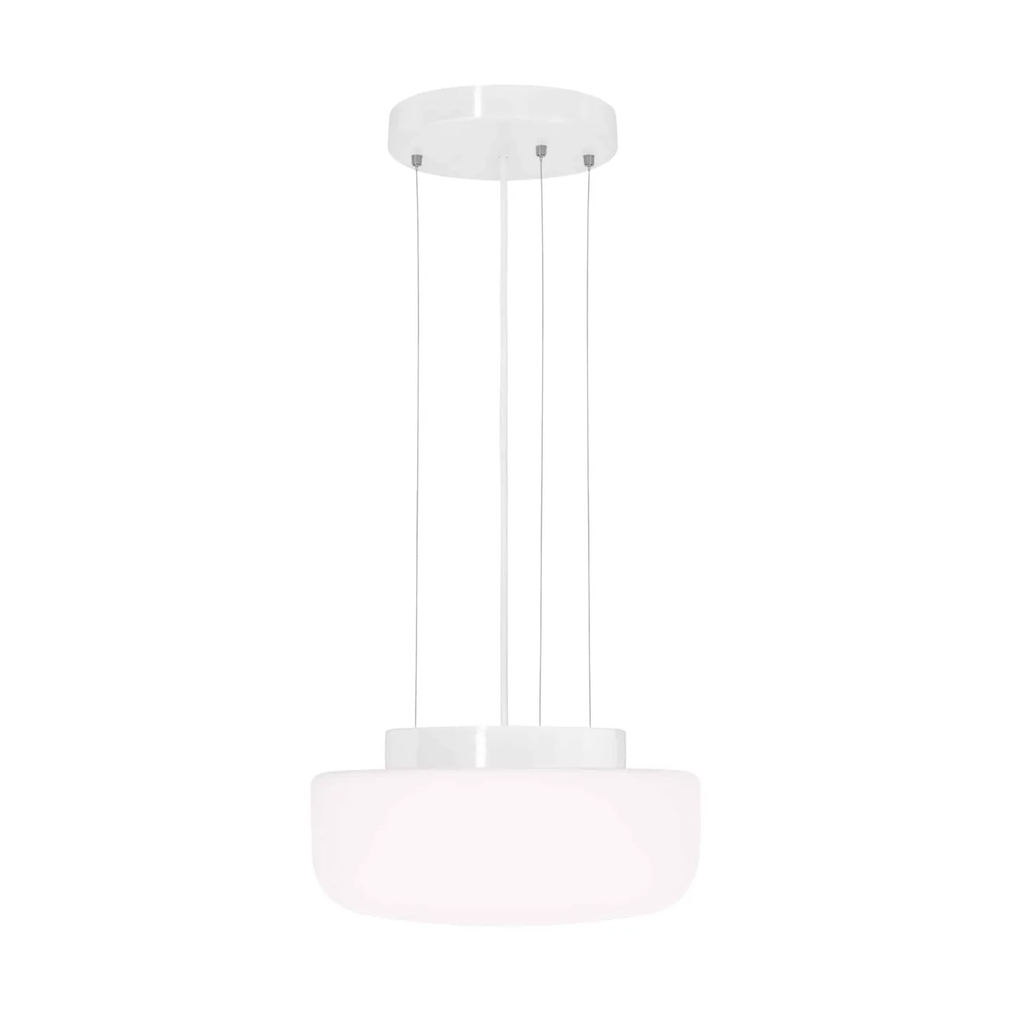 Solenne Pendel 360 Vit sockel 2m Vit textilkabel IP20 2x25W E27