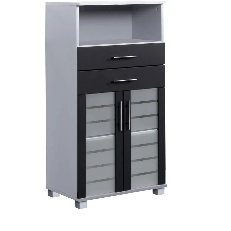 Highboard Nikom silber Holzwerkstoff B 59.8 cm H 110.5 cm