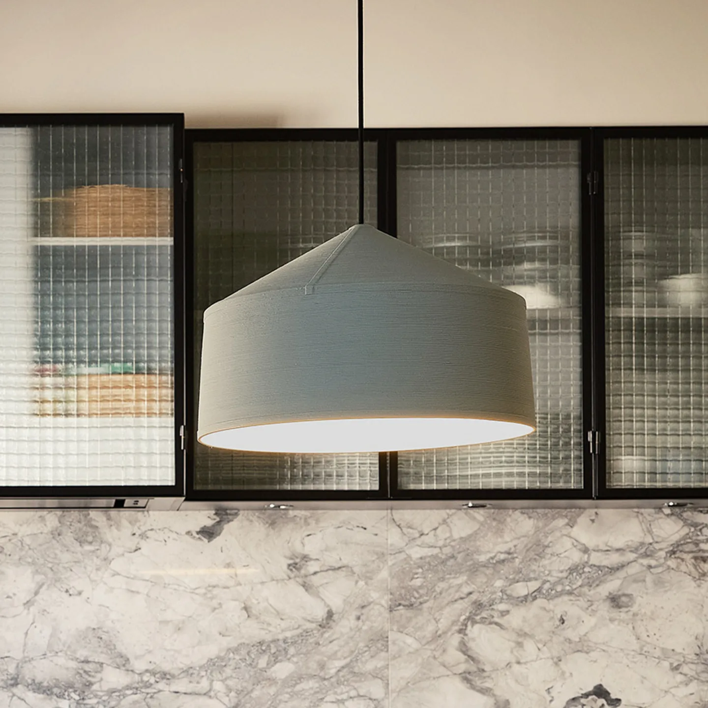Zenc Taklampa White - Marset - Vardagsrum - Design - Plast - Med en ljuskälla