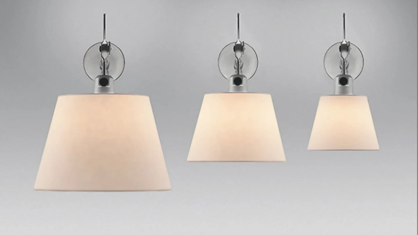 Tolomeo Parete Diffusore Wandlampe Ø 32 cm, beige - Artemide - Wohnzimmer - Aluminium