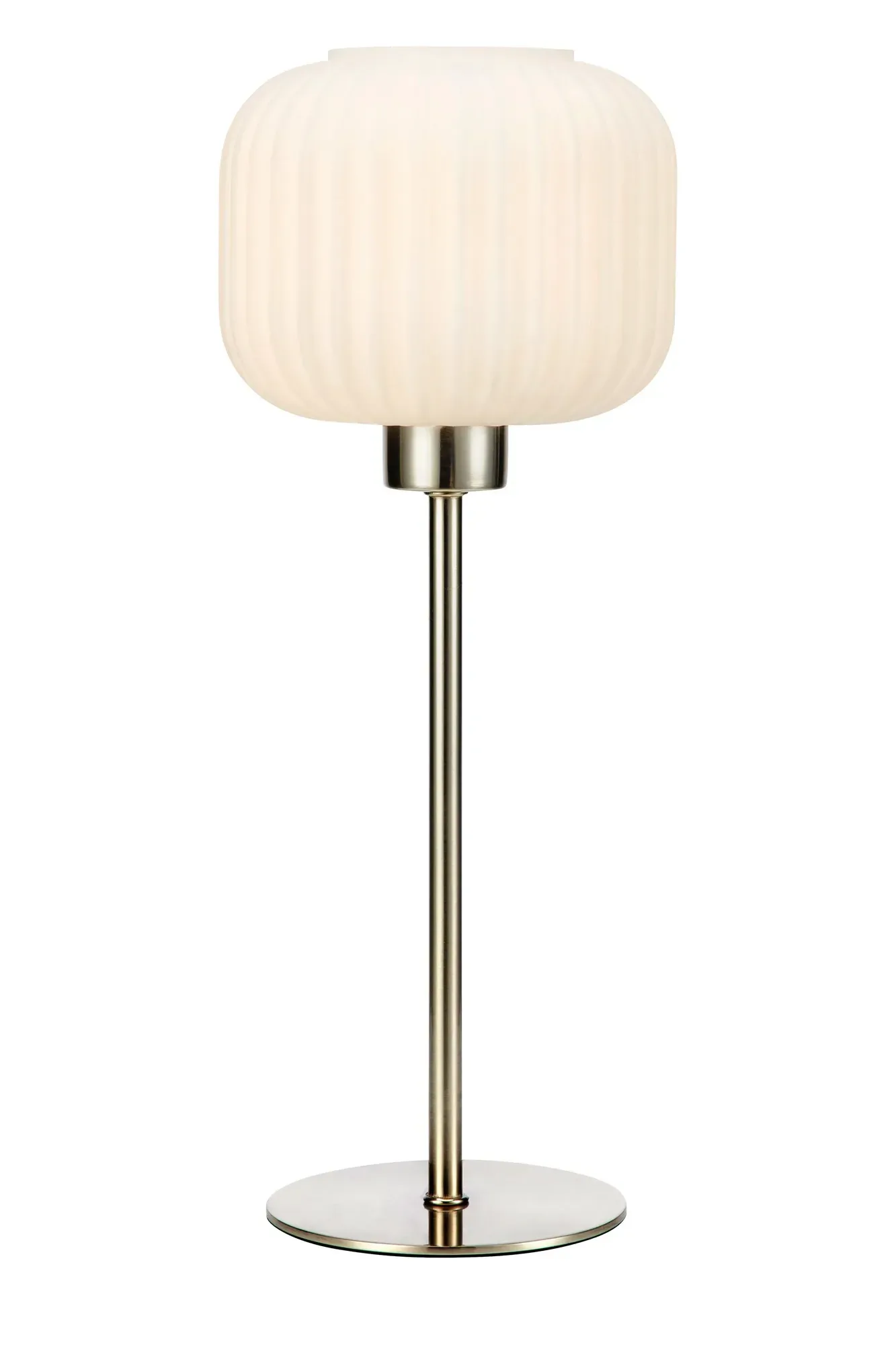 Sober Tischlampe Stahl/Weiß 38 cm