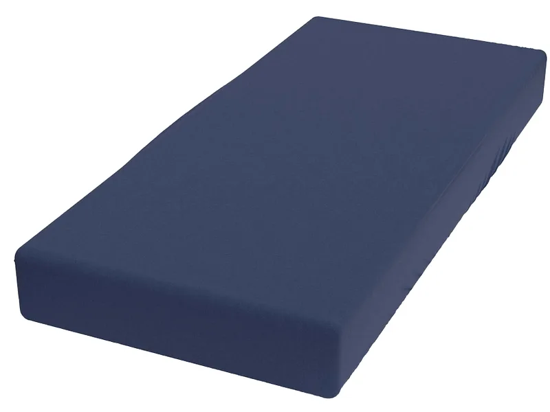 LOTUS Fixleintuch SATIN LOTUS 180x200cm nachtblau