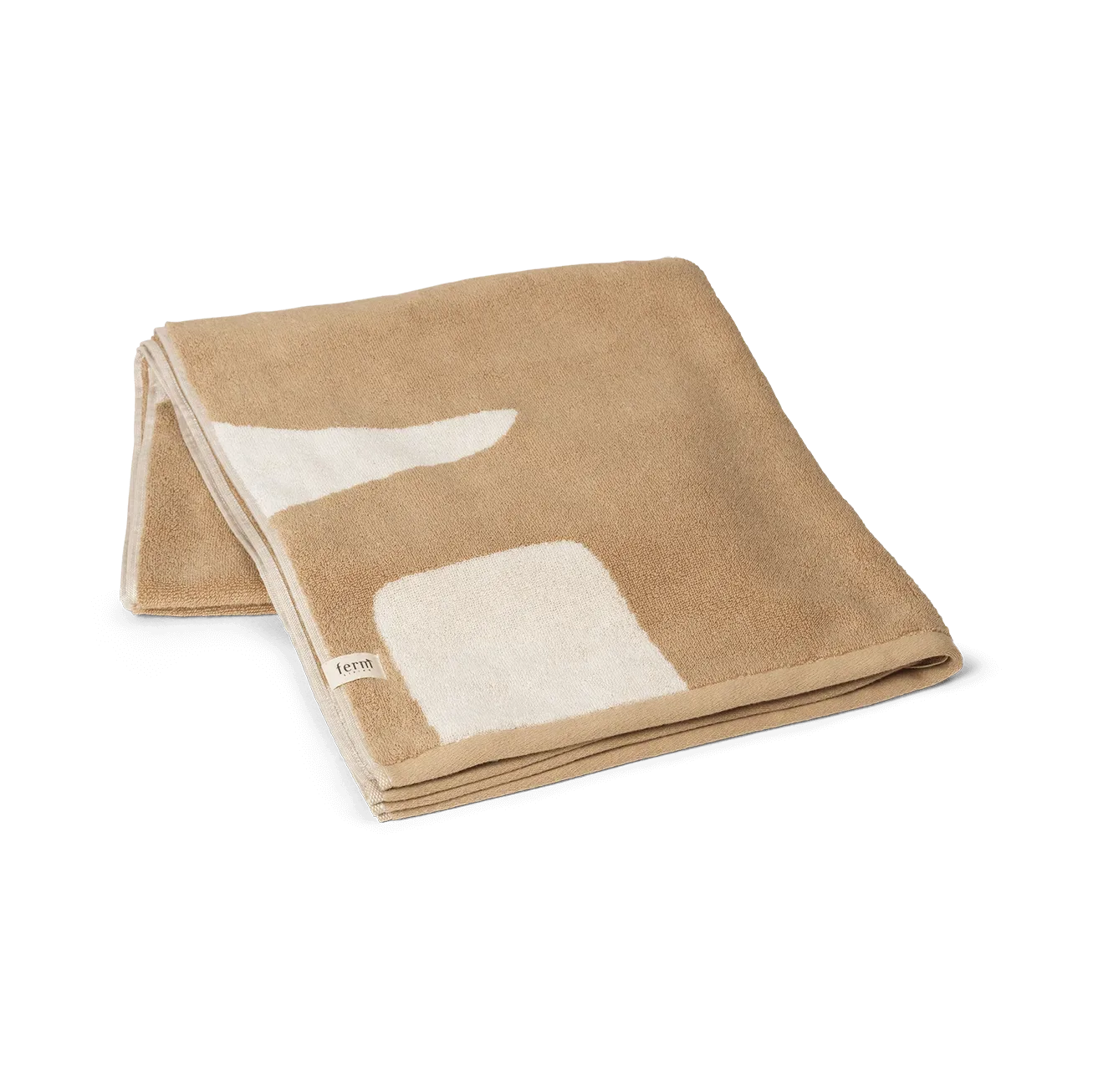 Ferm Living Ebb Badehandtuch 70x140 cm Sand, off-white
