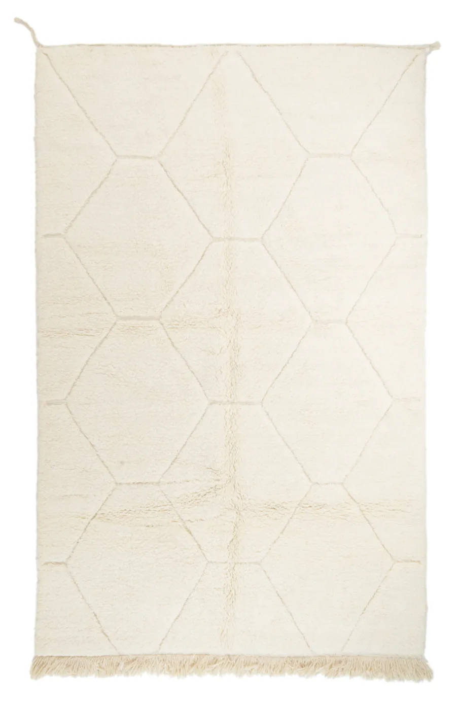 Kelim-teppe Marokkansk Beni Ourain 195 x 310 cm (Størrelse: 195 x 310 cm)