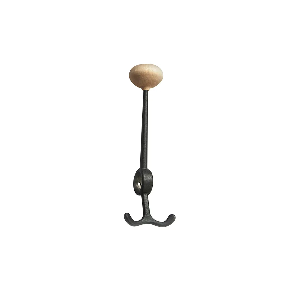 Essem Design Oskar Haken Schwarz, Birkengriffe