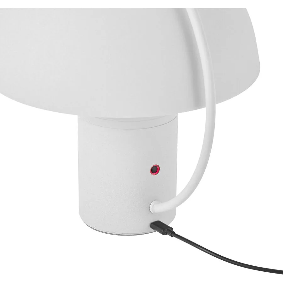 Tischlampe Hedda Weiss Aluminium/Eisen 15 cm 17 cm - LED - Lichtfarbe: Warmweiss - LED Energiesparlampen