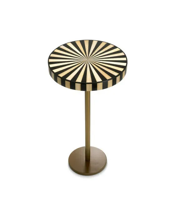 Albany Side Table Antique Brass