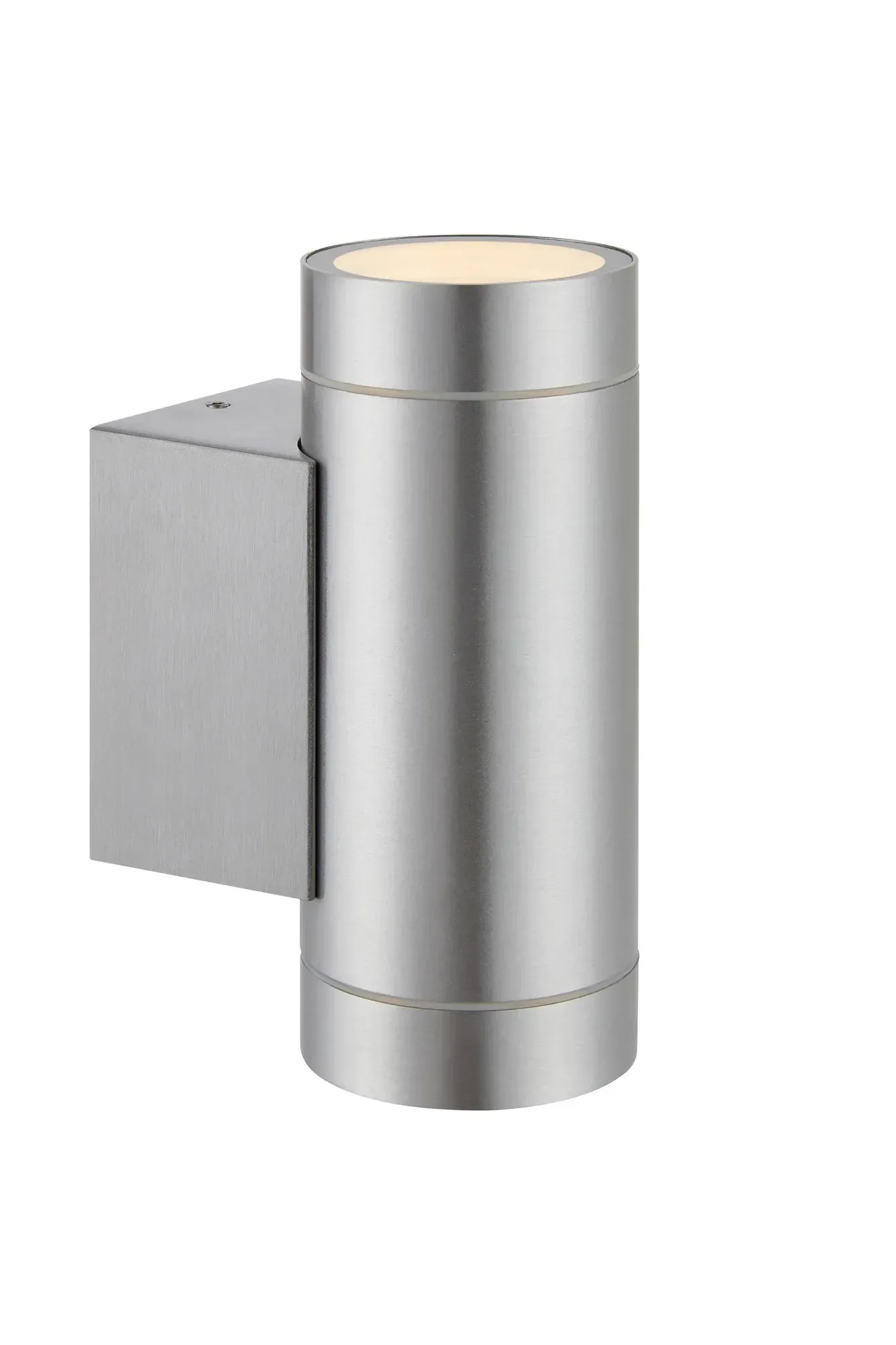 Pipe Fassadenlampe Alu Doppelt