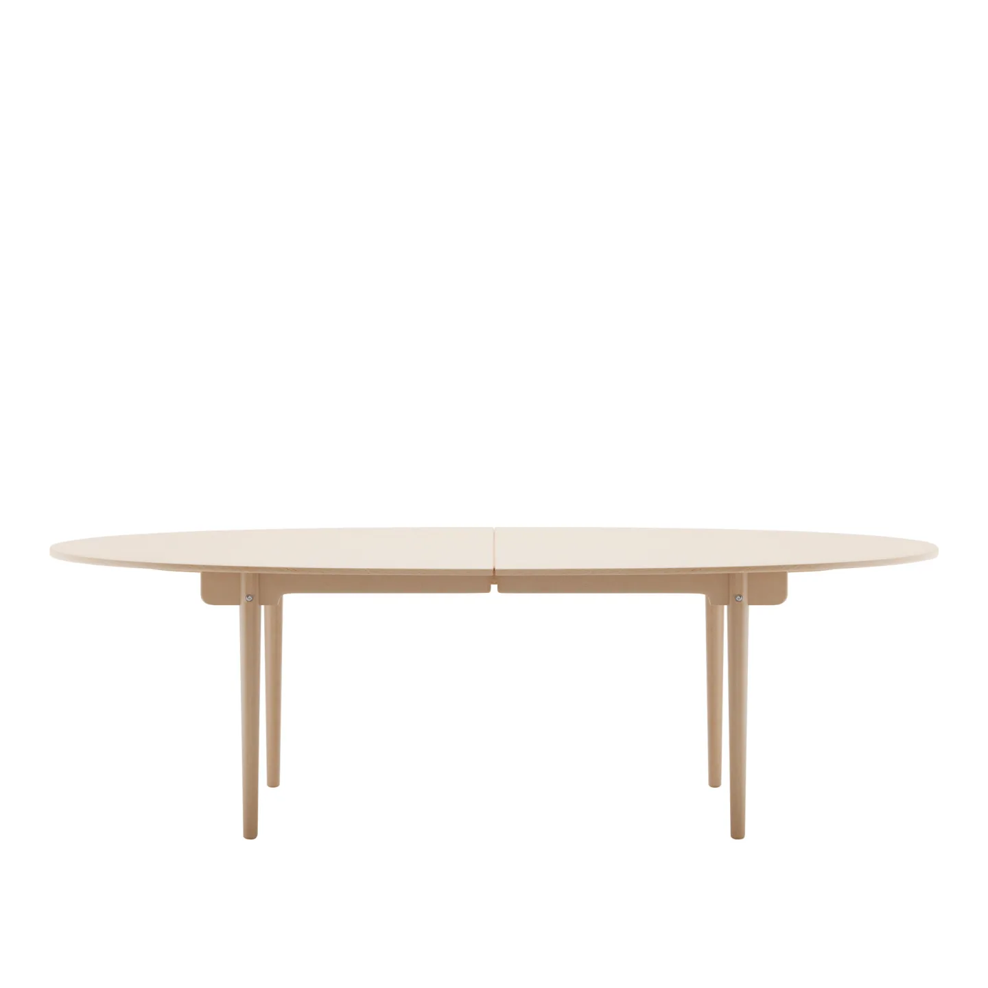 Carl Hansen - CH339, Klarlackad Bok, Med plats för 2 st iläggsskivor - Matbord - Hans J. Wegner - Träfärgad - Trä