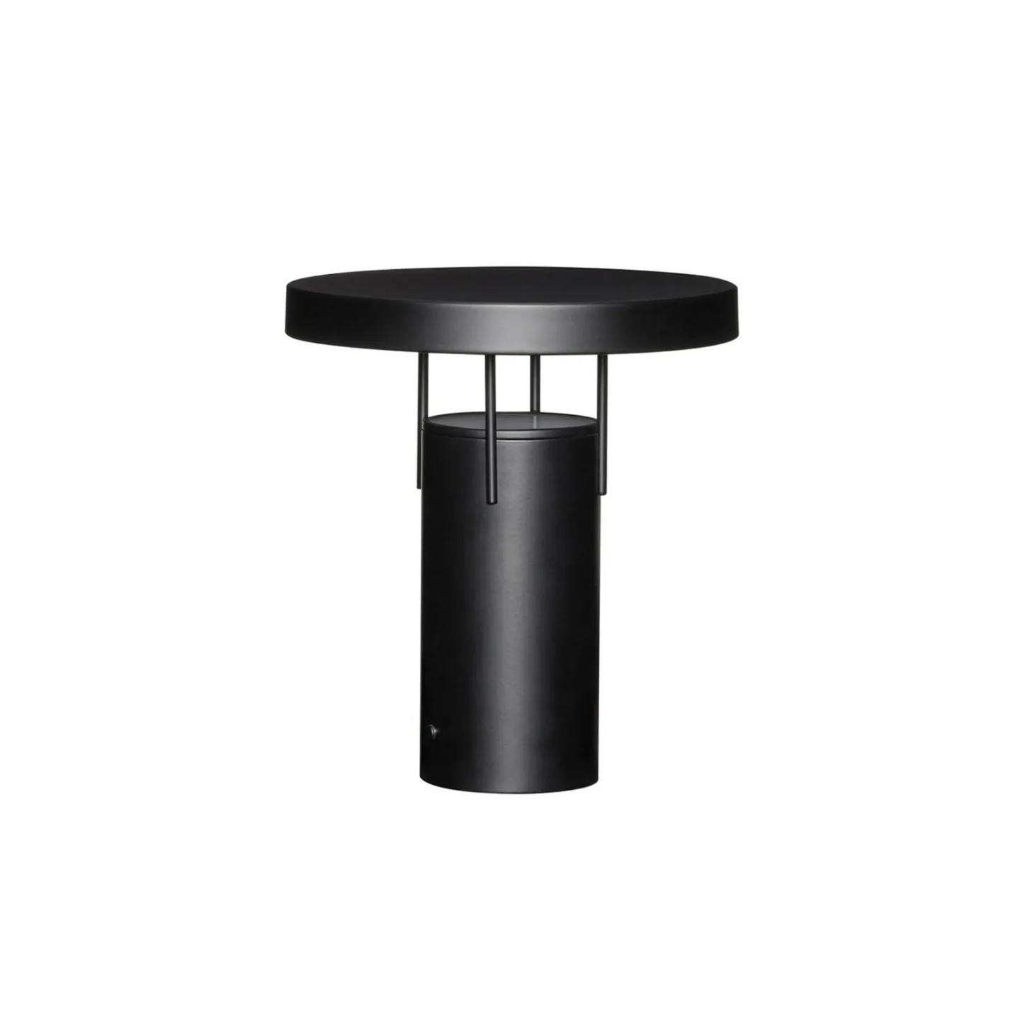 BringMe LED-Akku-Tischlampe, schwarz matt, Höhe 28cm - HÜBSCH - Terrasse - Modern - Metall - Einflammig