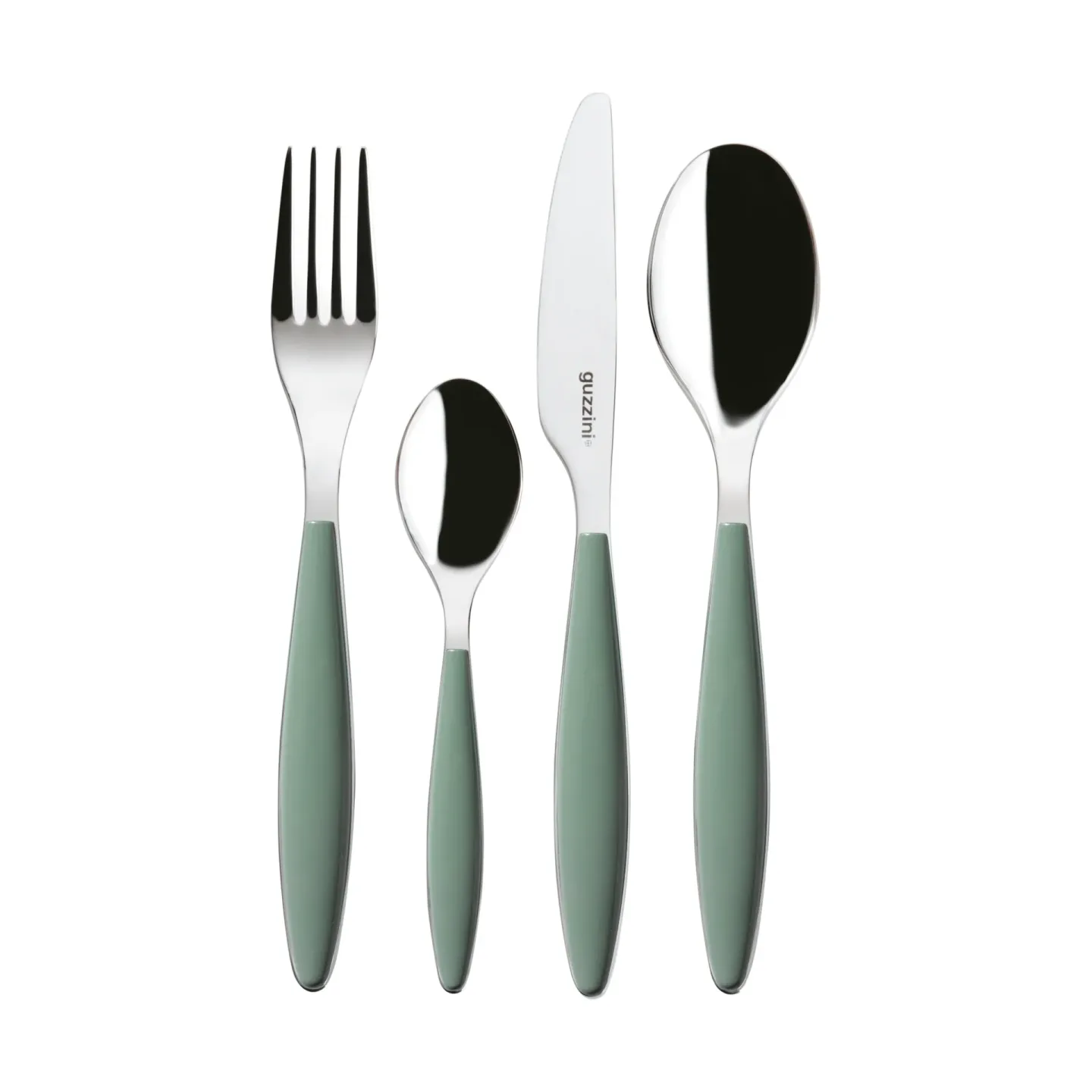 Guzzini Feeling Besteckset Green lagoon, 24-teilig