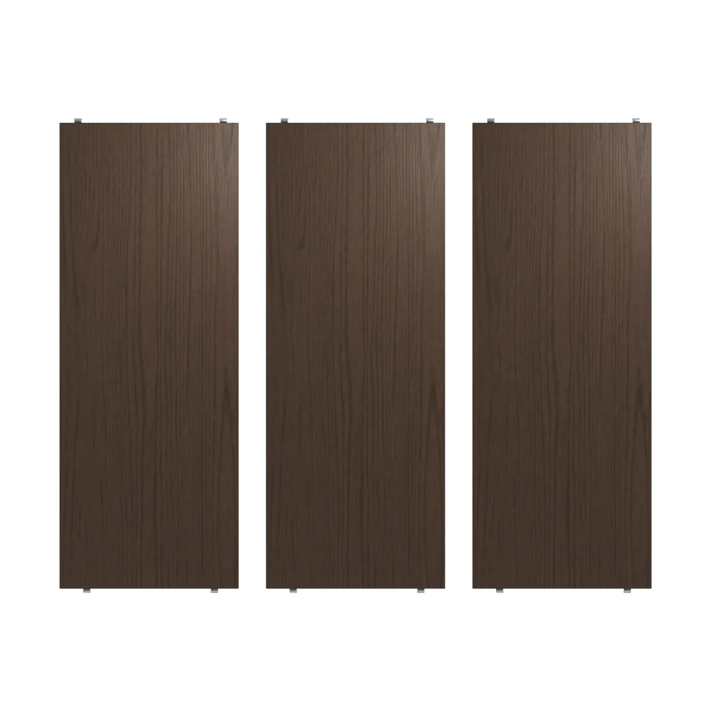 String String hyllplan Mörk ek, 78x30 cm, 3-pack