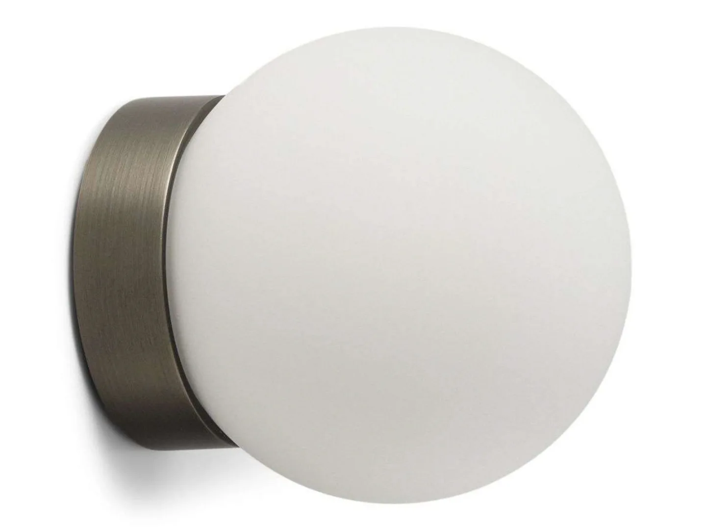 Palla Mini C90 LED-Deckenlampe, IP44, grau/weiß - Antidark - Badezimmer - Glas