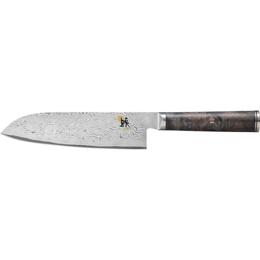 Kochmesser Miyabi silber Stahl 18 cm - Material: MC66-Pulverstahl / Schwarz-Ahorn