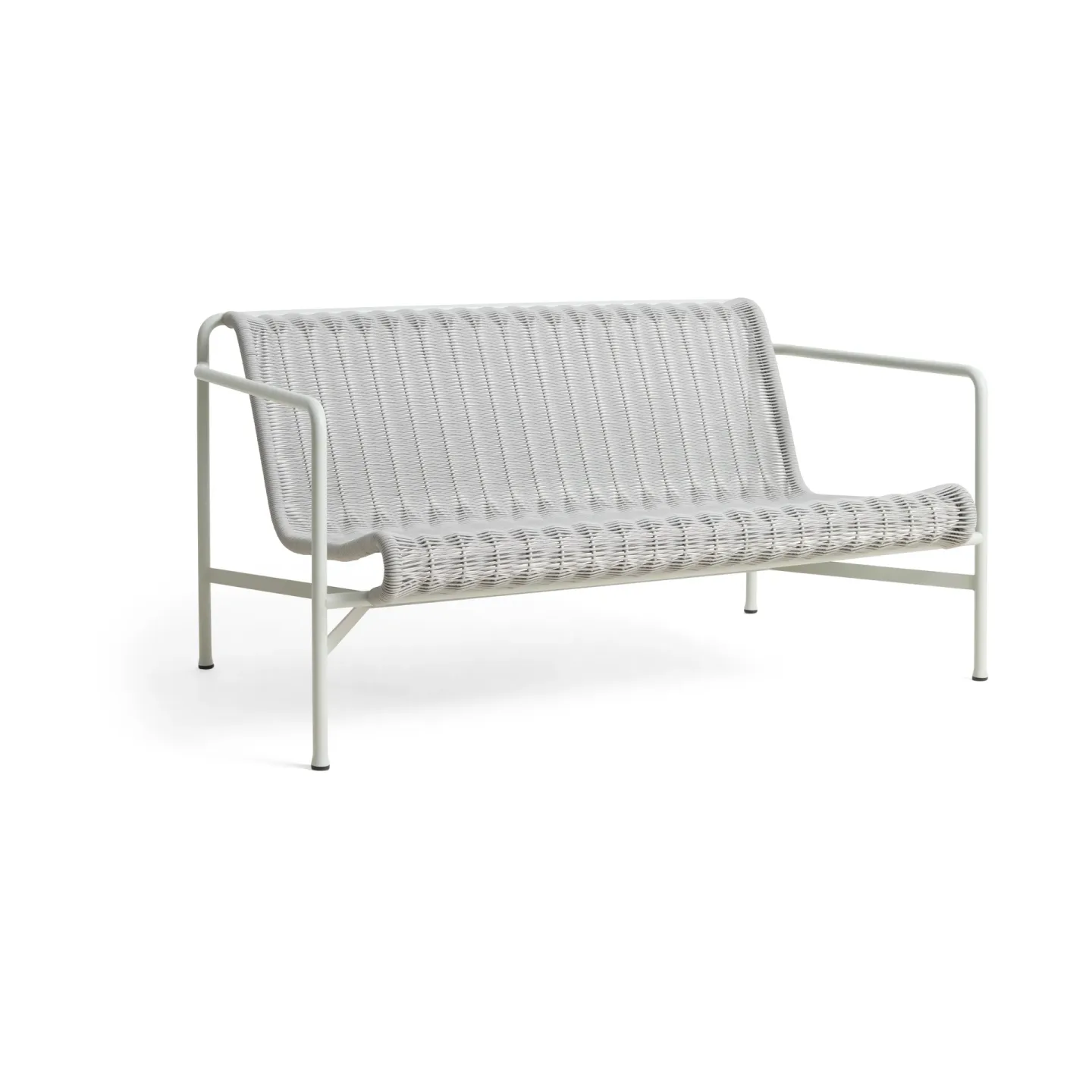 HAY Palissade Cord Loungesofa Sky grey