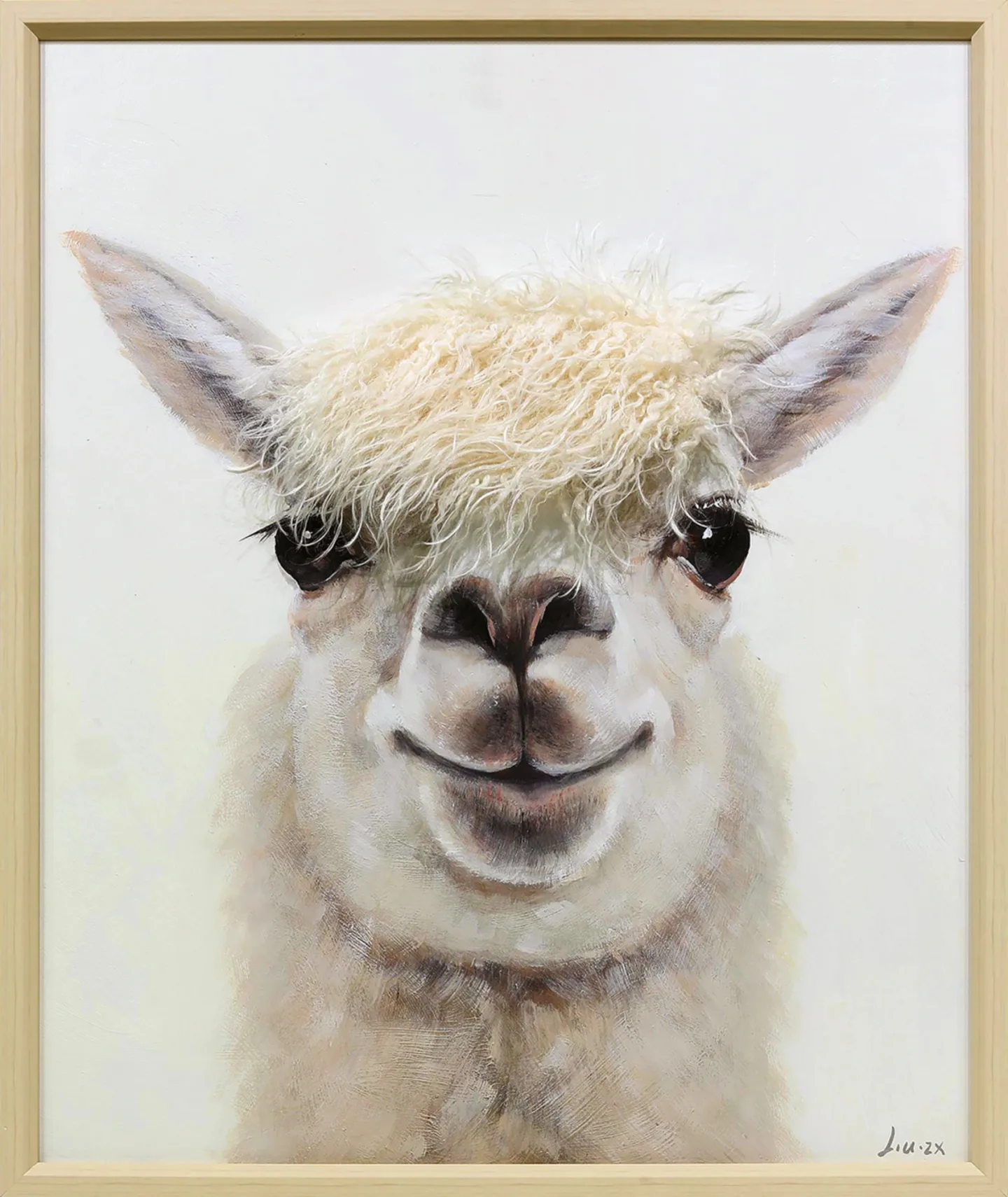 image LAND Gemälde Lama Youngster | Schubiger Möbel