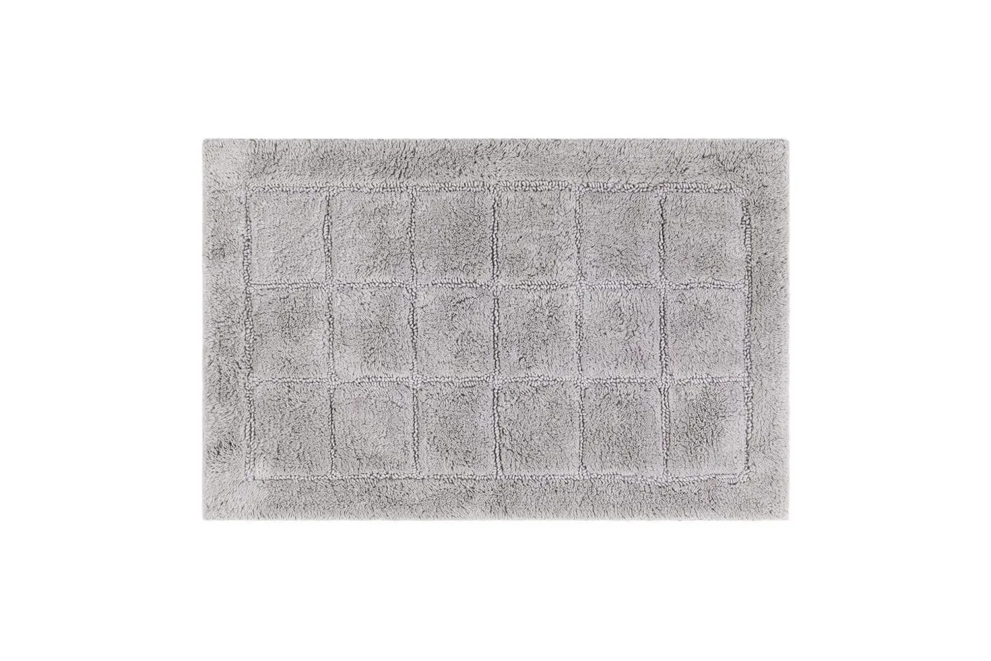 Badrumsmatta Square - 70x120 cm, Silver
