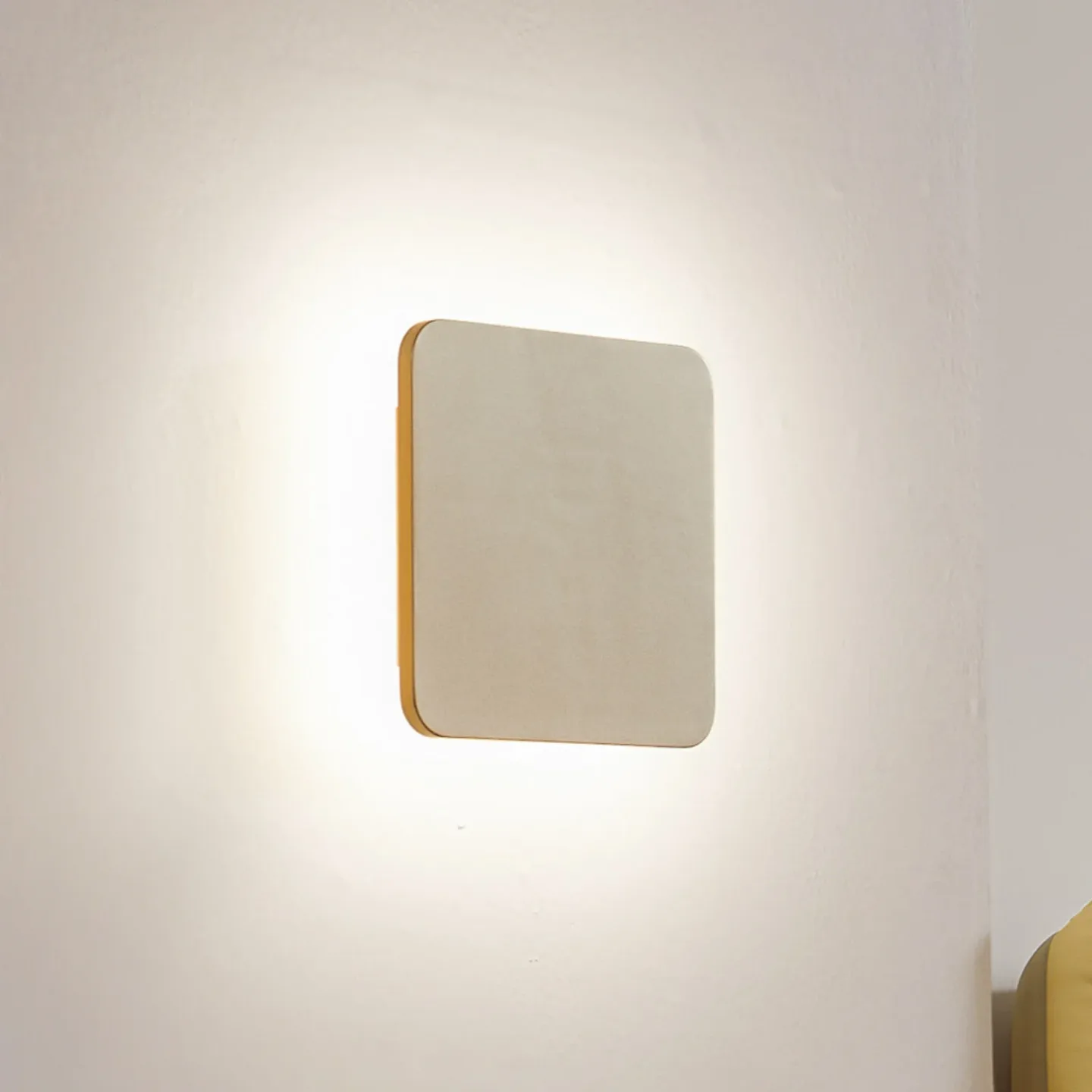 Elrik LED Væglampe 22 cm Guld - Lucande - Entré - Moderne - Metal - Kantet