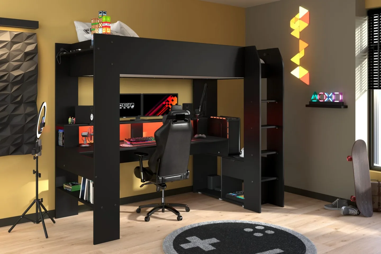 Drømmerom - Gaming loftseng Online, 90x200