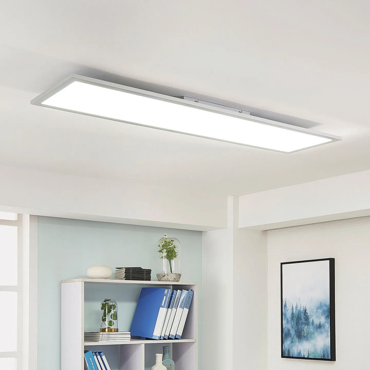 Lysander Loftlampe 36W L119 Silver - Arcchio - Kontor / arbejdsværelse - Moderne - Aluminium - Kantet
