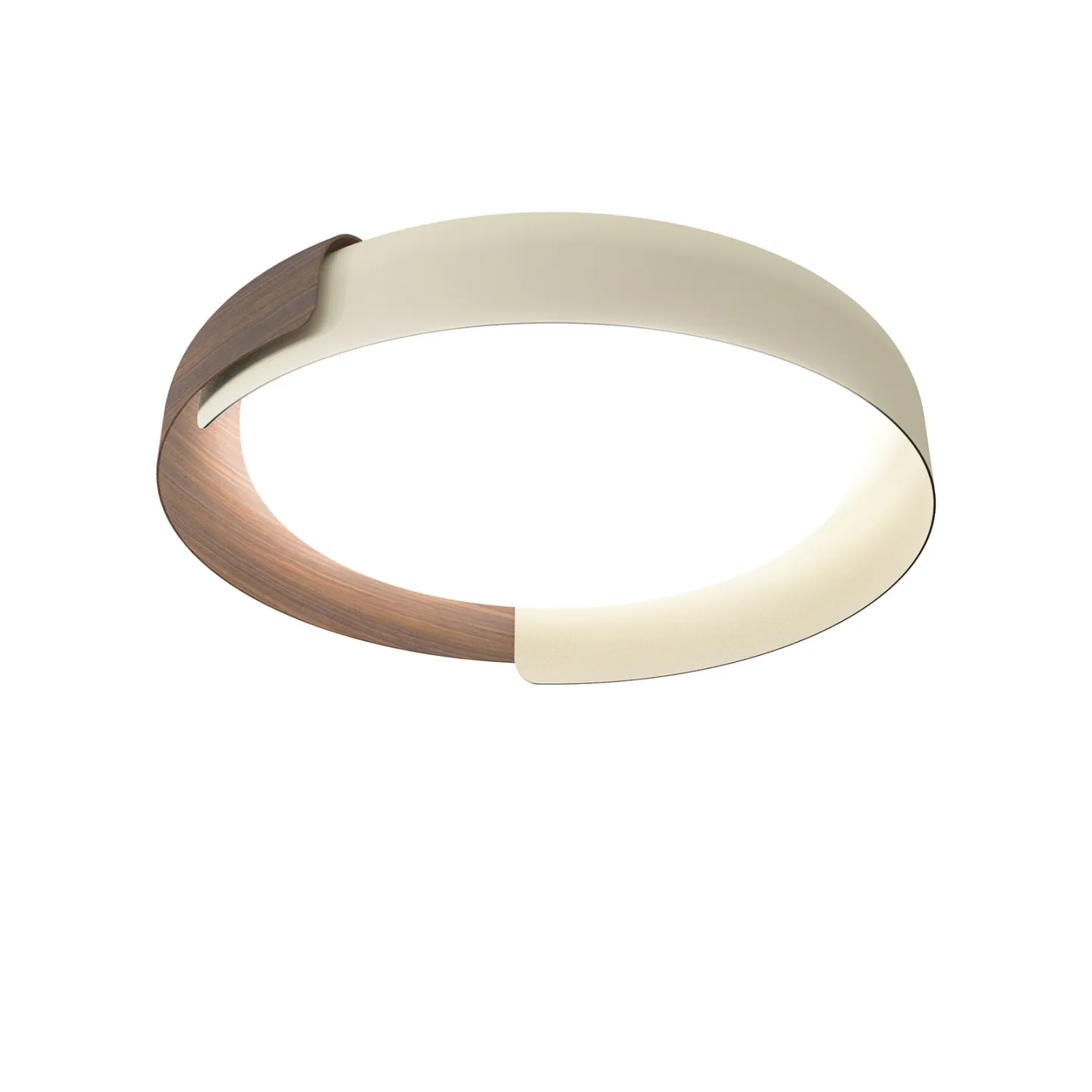 Dala Plafond Sand/Wood - KDLN - Vardagsrum - Design - Metall - Rund