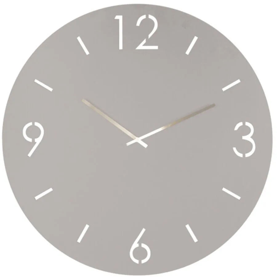 Spinder Design Uhr Hesta taupe Stahl Rund B 60 cm