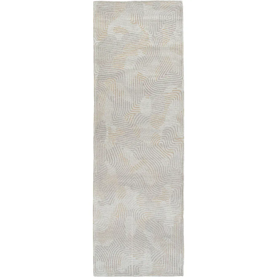 Teppich Coral Beige Polyester 80 cm 250 cm