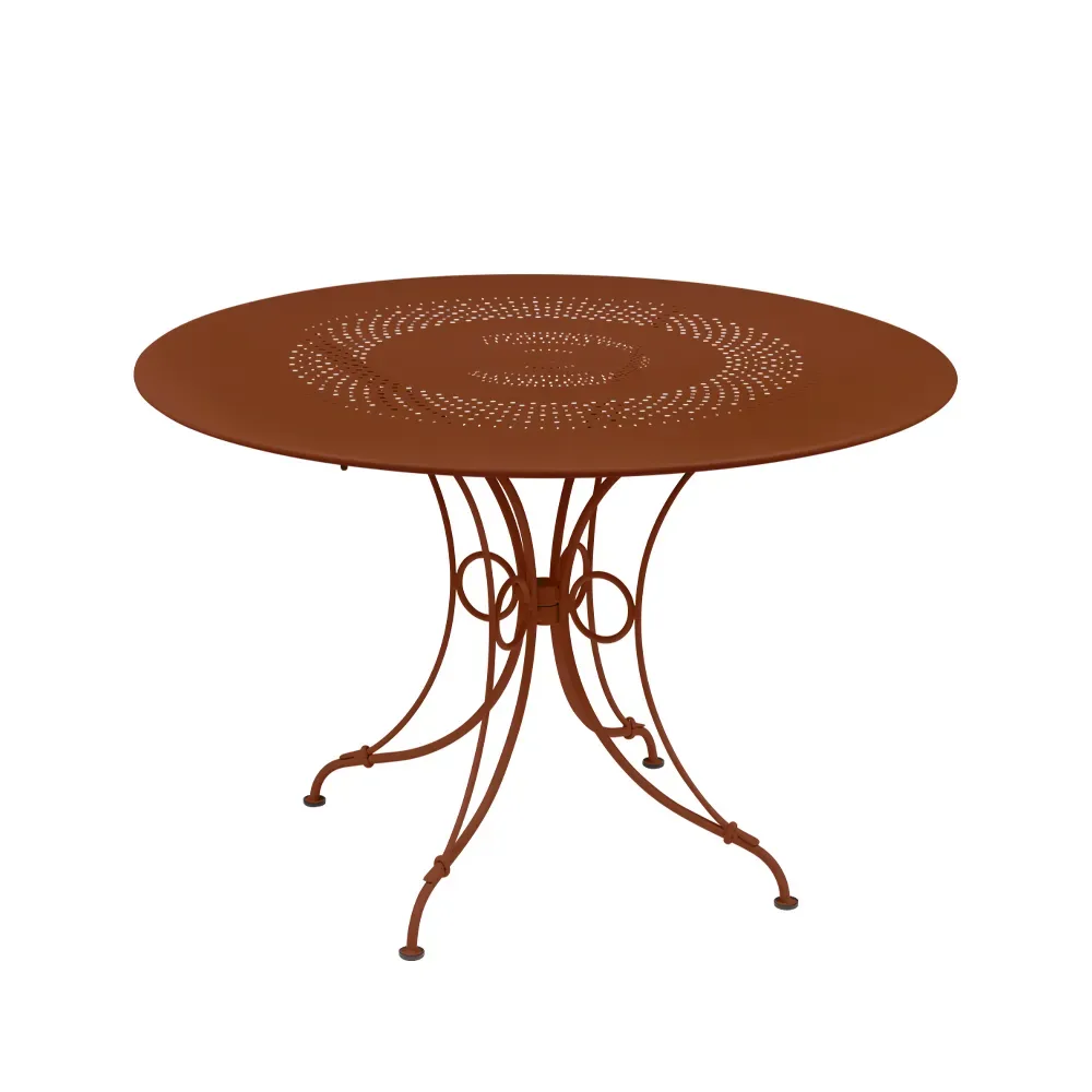 Fermob 1900 bord Ø117 cm Red ochre (röd)
