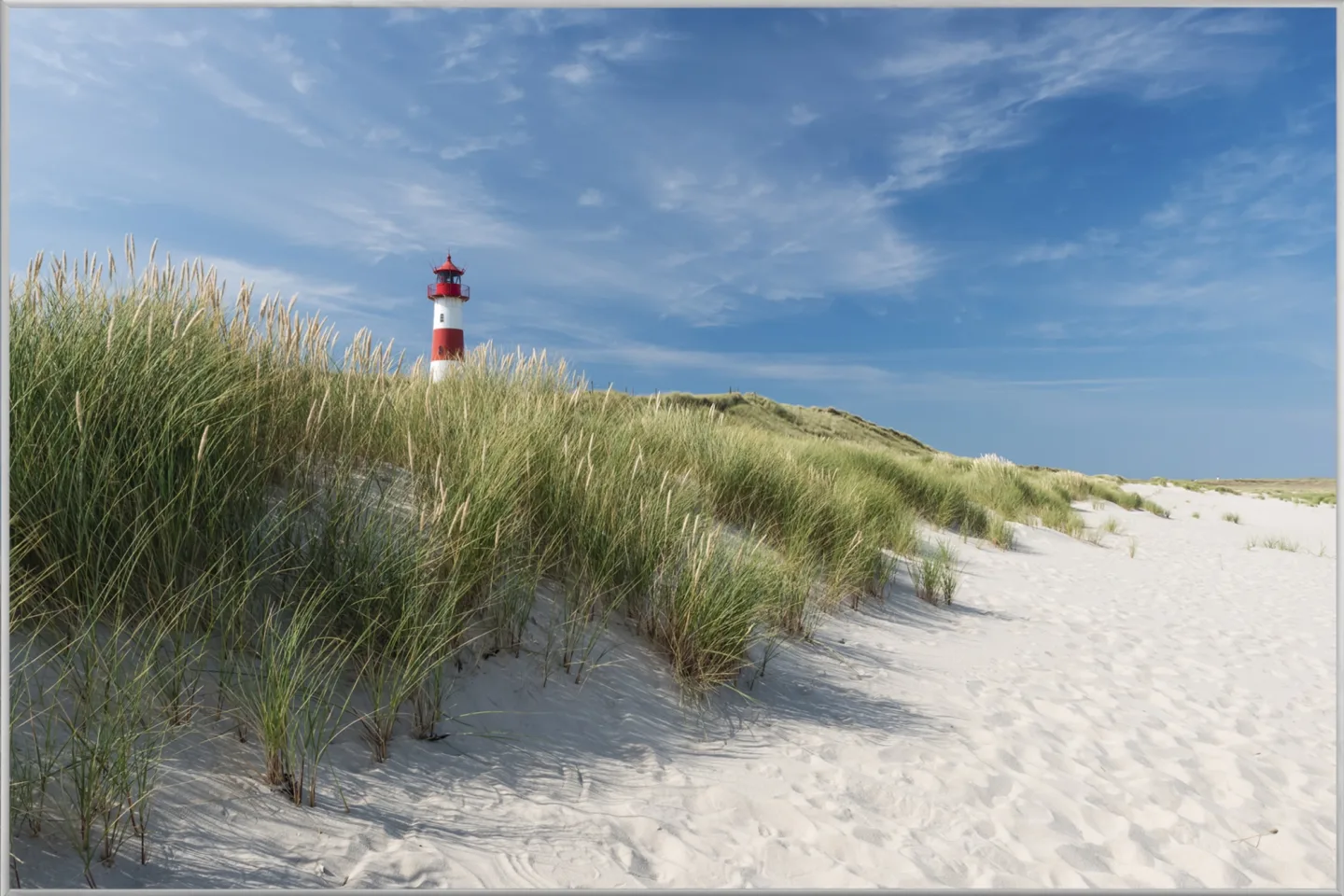image LAND Bild mit Rahmen Leuchtturm Sylt, List Ost 4 | Schubiger Möbel