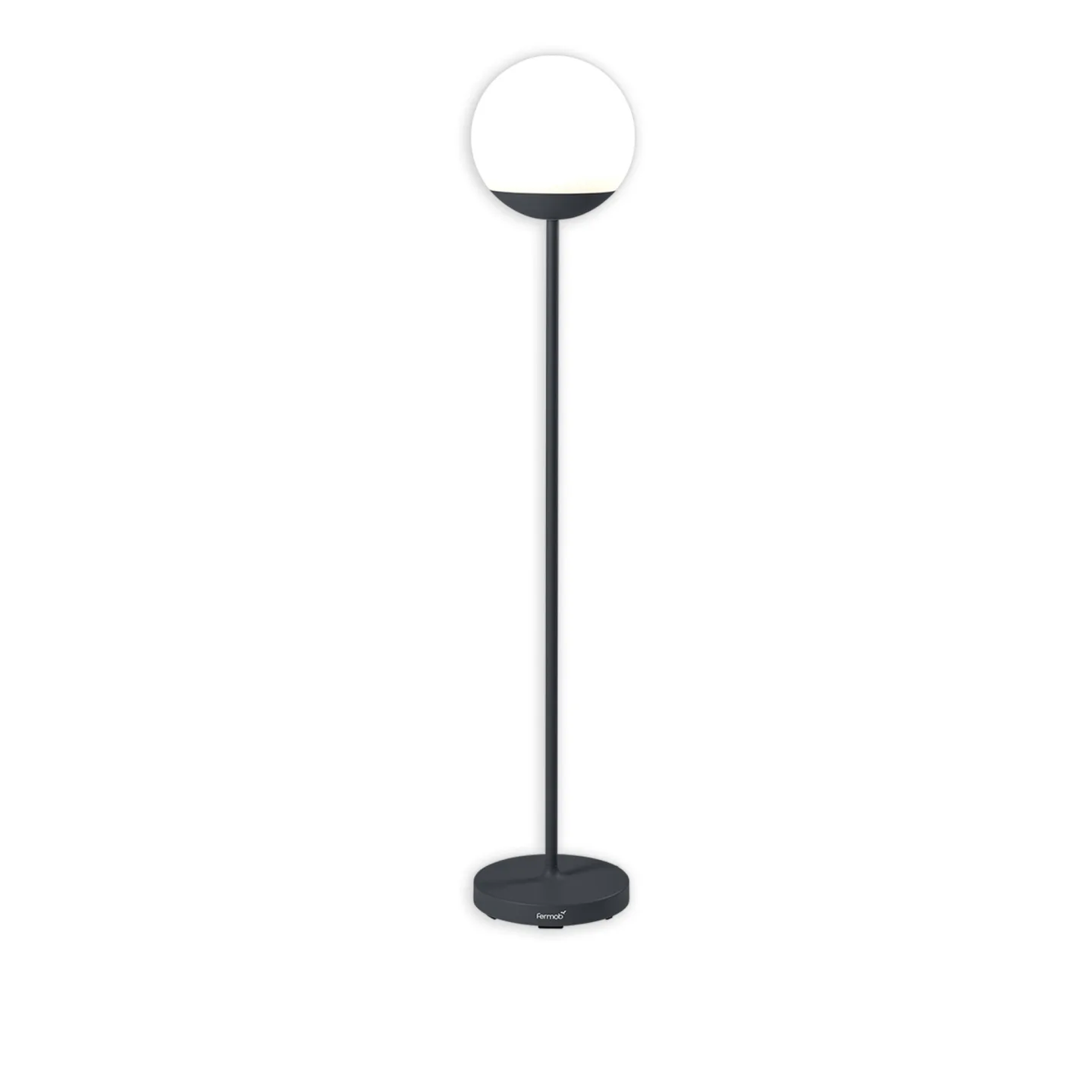 Fermob - Mooon! Lamp 134 cm, Anthracite - Golvlampor utomhus - Tristan Lohner - Grå - Metall/Syntetiskt