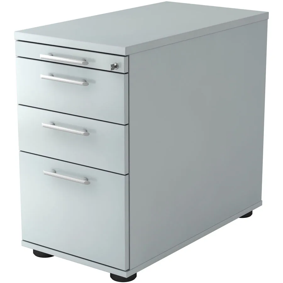 Standcontainer Office grau Holzwerkstoff B 42.8 H 76 cm