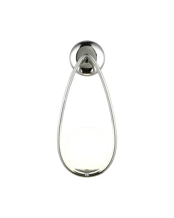 Galassia One Light Sconce Nickel