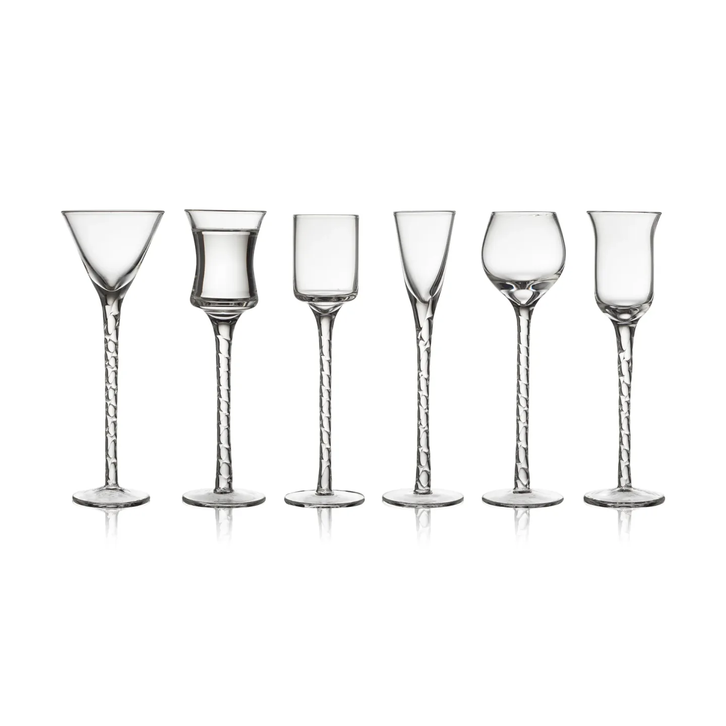 Lyngby Glas Rom Schnapsglas 2,5-5 cl 6 Teile Klar