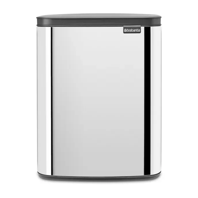 Brabantia Bo Abfalleimer 12 L Stahl glattgebürstet