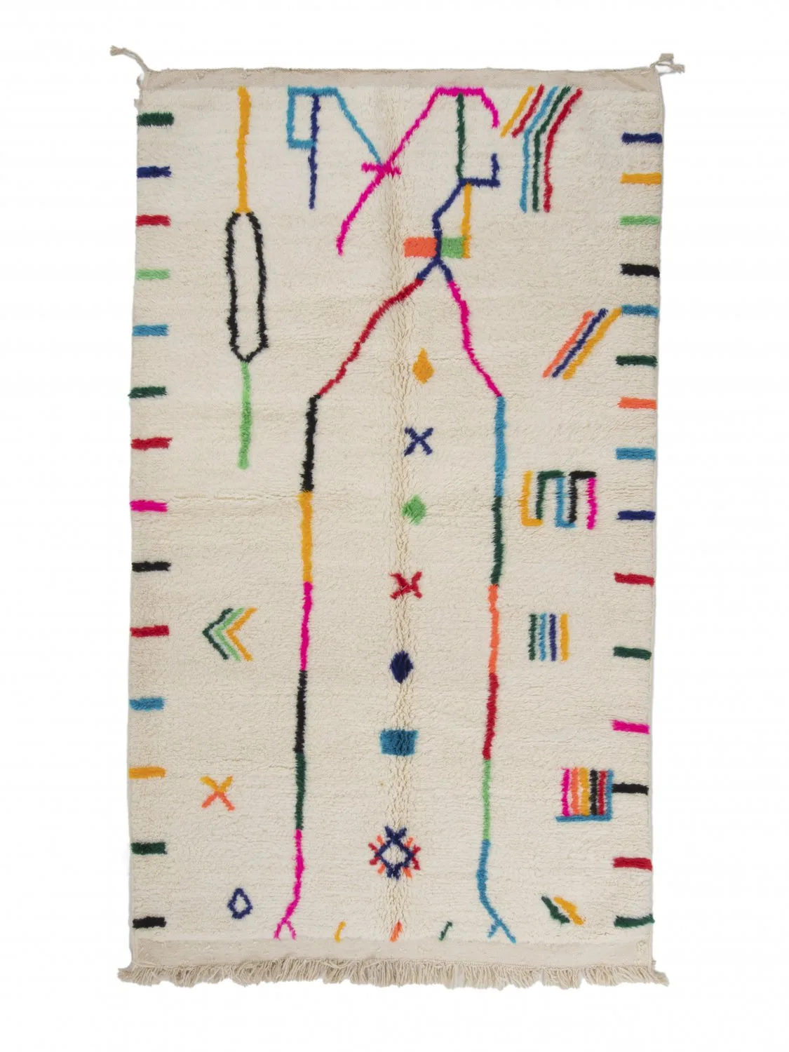 Kelim-teppe Marokkansk Azilal 260 x 150 cm (Størrelse: 260 x 150 cm)